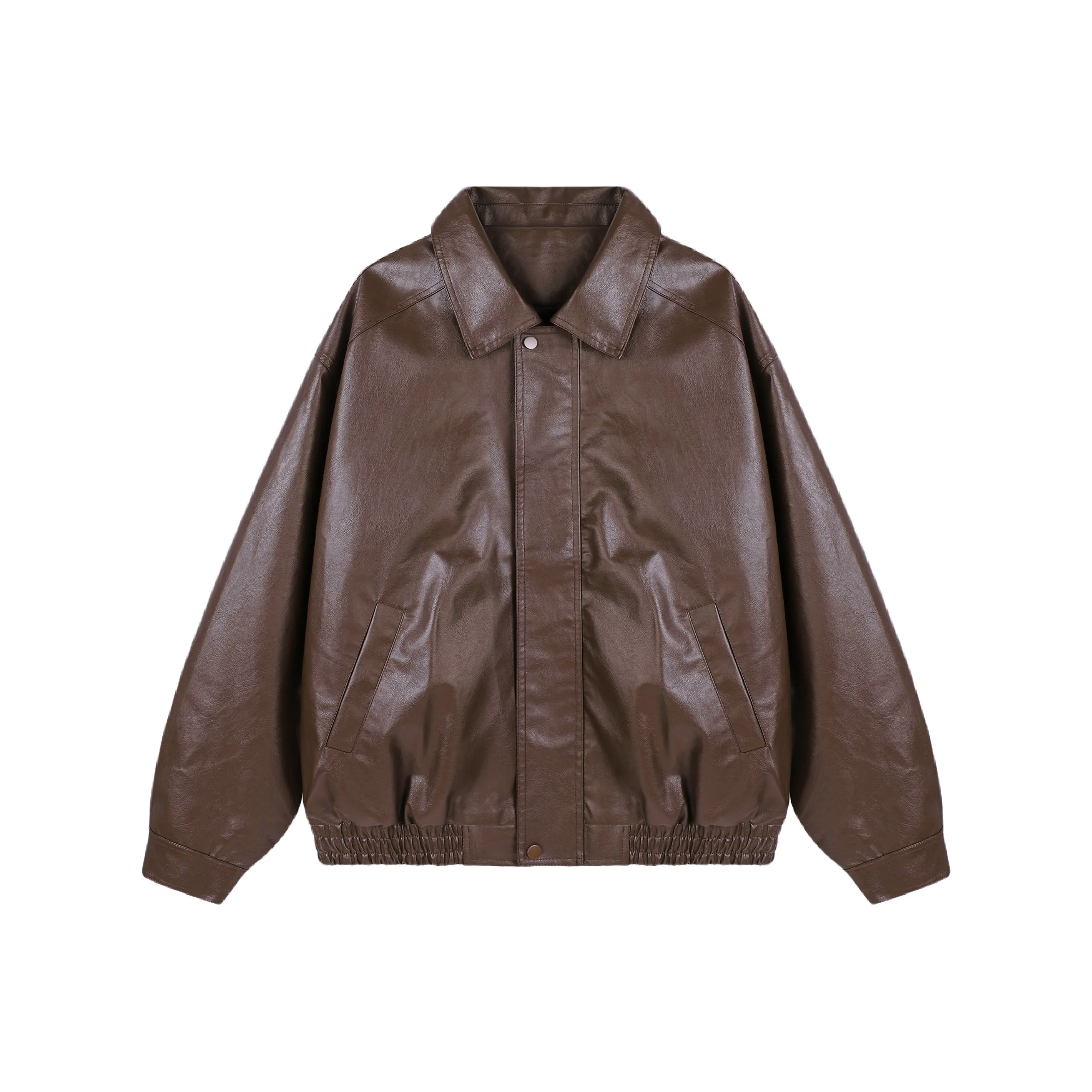 Xmithie Кожа Куртка Пальто Унисекс