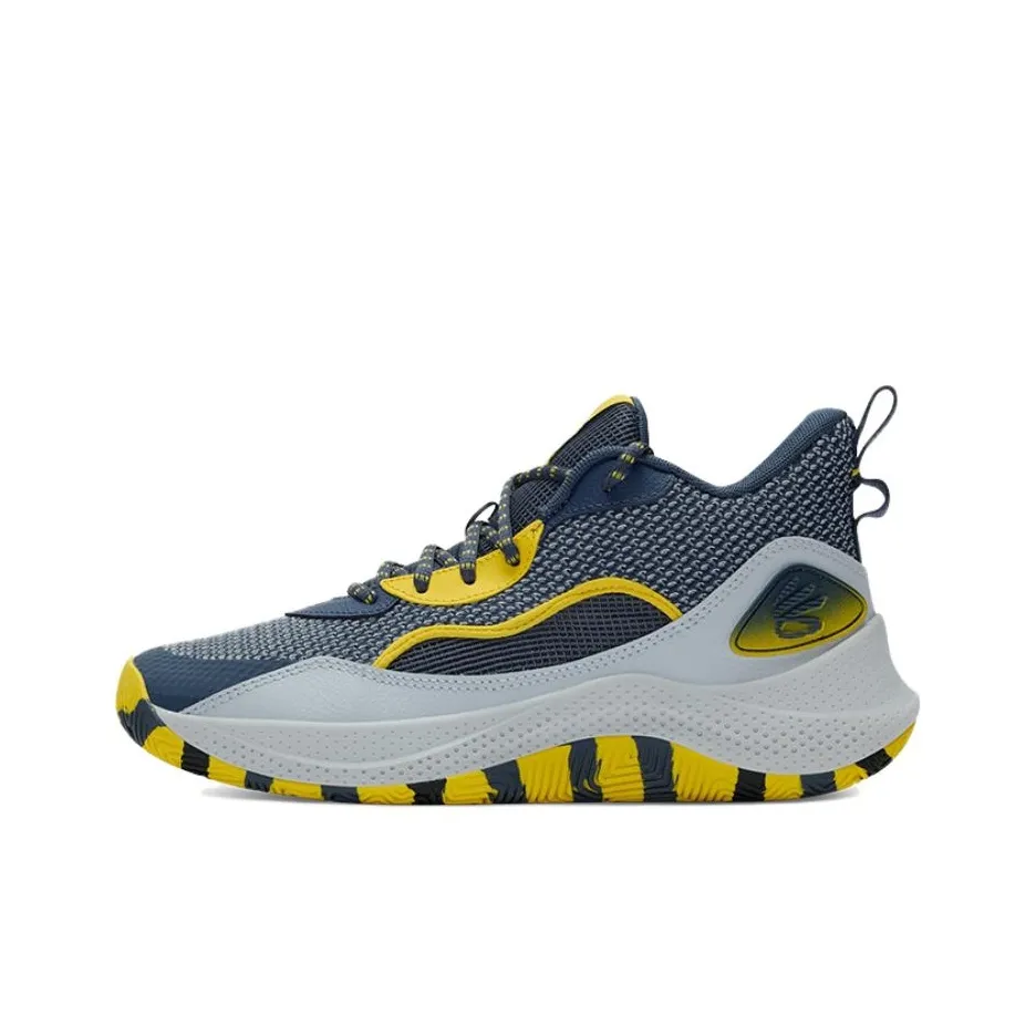 Under Armour Curry 3Z 24 Амортизация Износостойкий Низкий Топ Баскетбольные Кроссовки Унисекс Темно-Серый