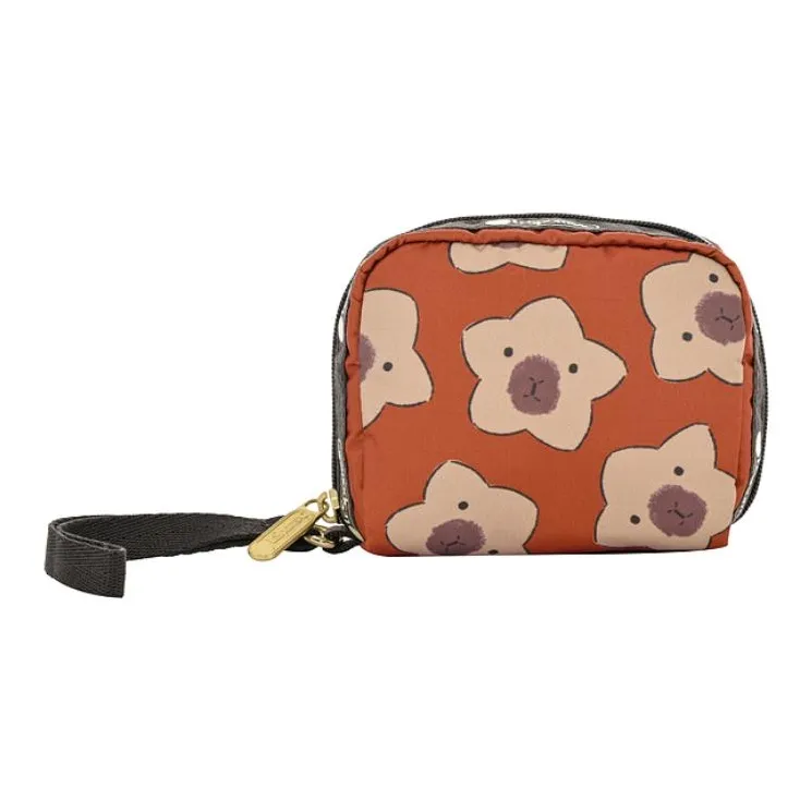 LeSportsac Ткань Клатч Мини Женский Оранжевый