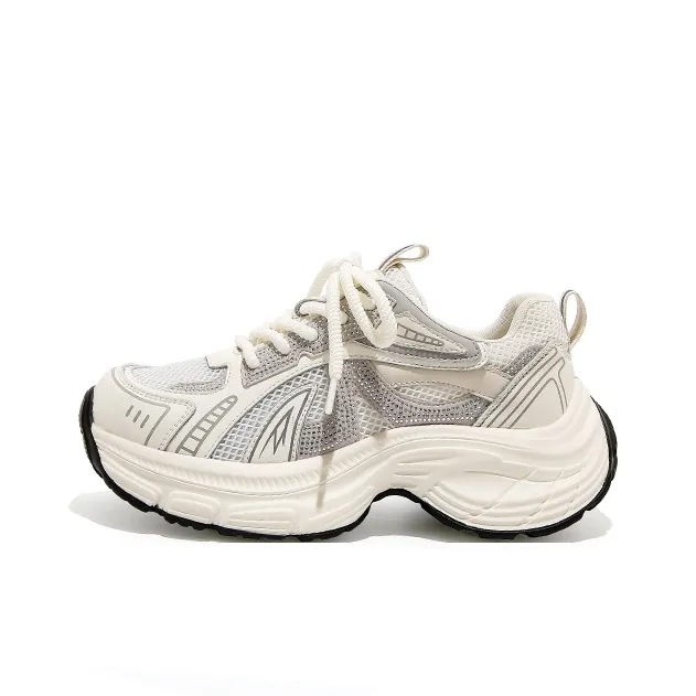 DAPHNE Поддержка Высота Увеличение Низкий Топ Толстая Подошва Женские