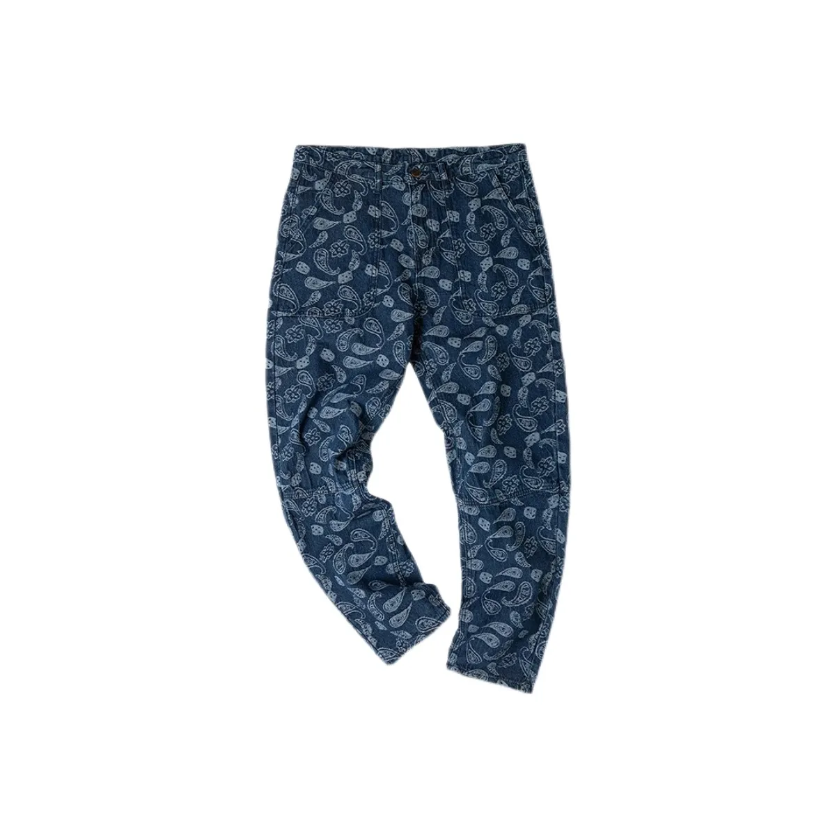 NUCLEAR EXPLOSION Синий Мужские Джинсы