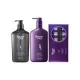 3종 세트: 탈모 방지 샴푸 500g + 시더 샤워 젤 400ml + 탈모 방지 세럼 6ml*10개 / 선물 포장