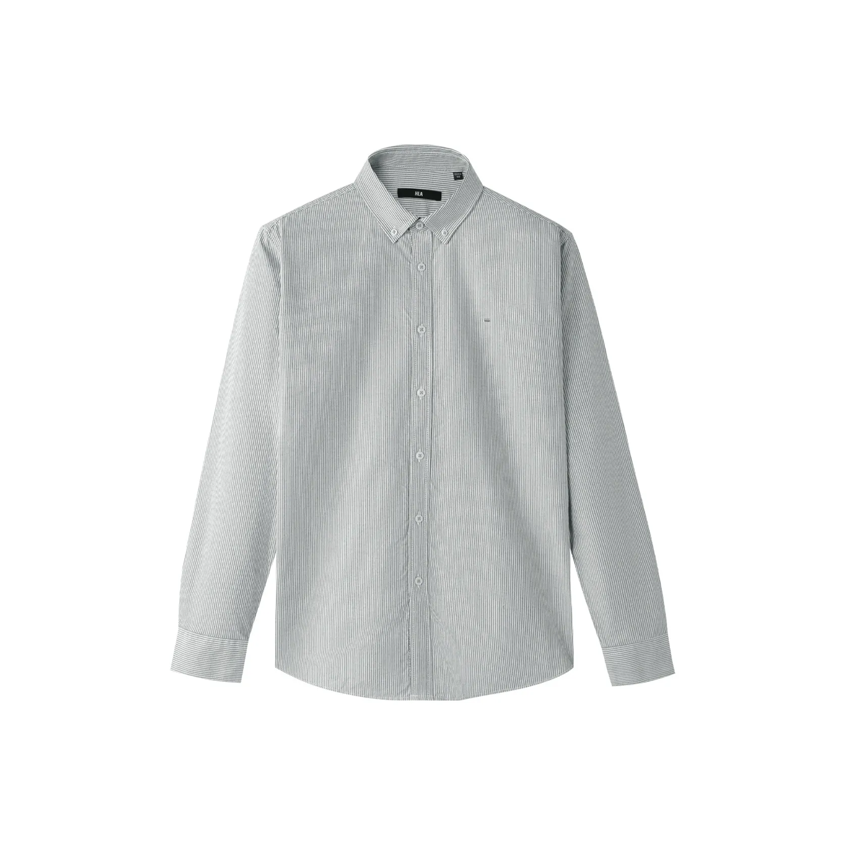 HLA Светло-серый с полосами, размер 95, мужские рубашки