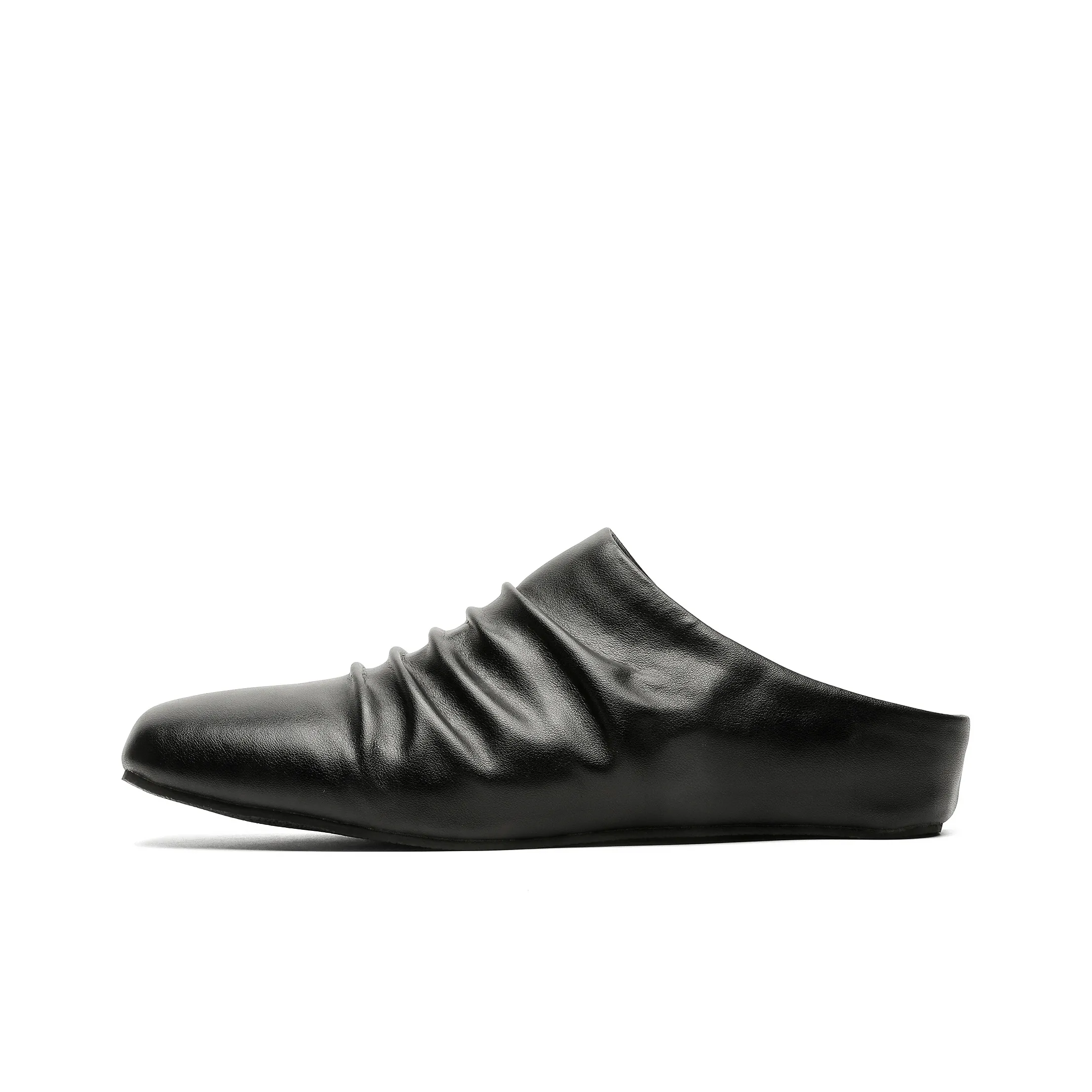 ZHENRAN Домашние тапочки Мужские Черные