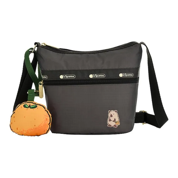 LeSportsac Ткань Сумка через плечо Средняя Женская Черная