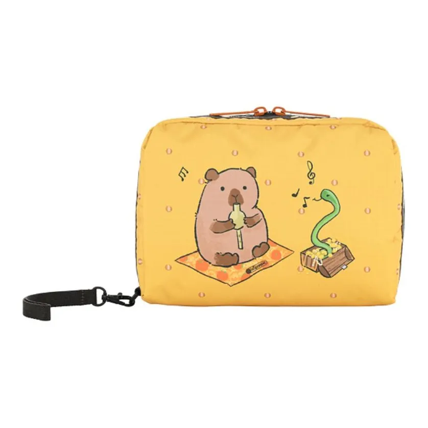 LeSportsac Ткань Путешествие Сумка для хранения Унисекс Желтая