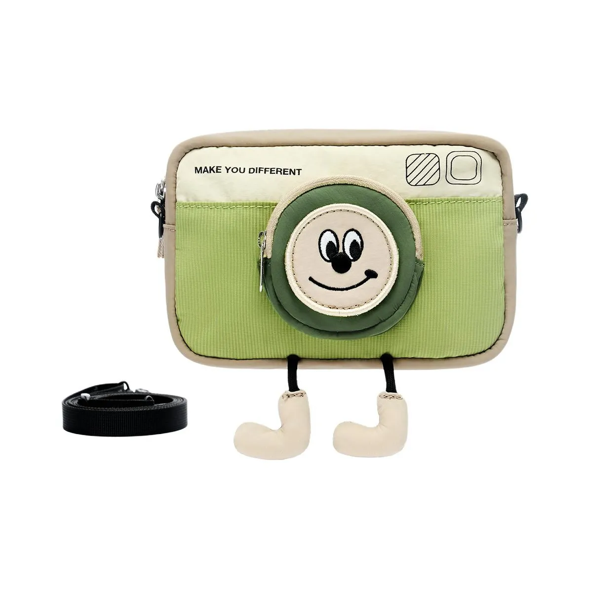 MYD Полиамид Camera Сумка Сумка через плечо Женская Фисташково-зеленый