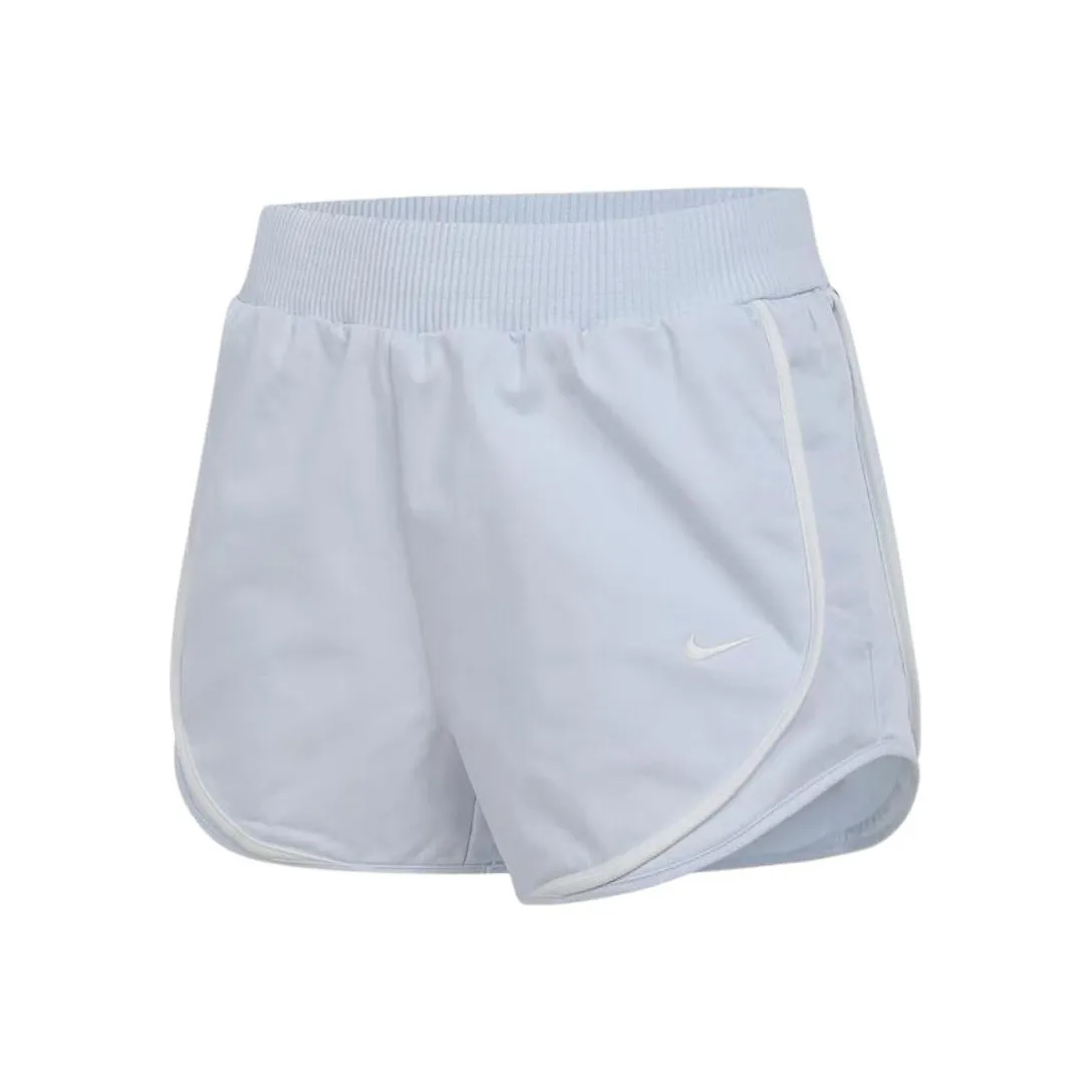 NIKE Светло-синие Женские Повседневные Шорты