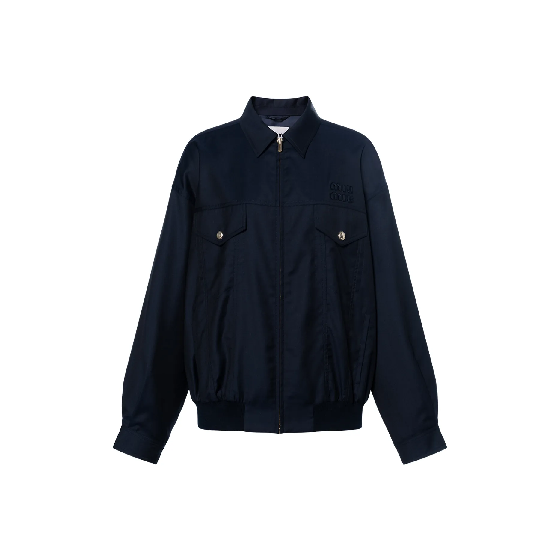 MIU MIU Batavia Wool Bomber Jacket