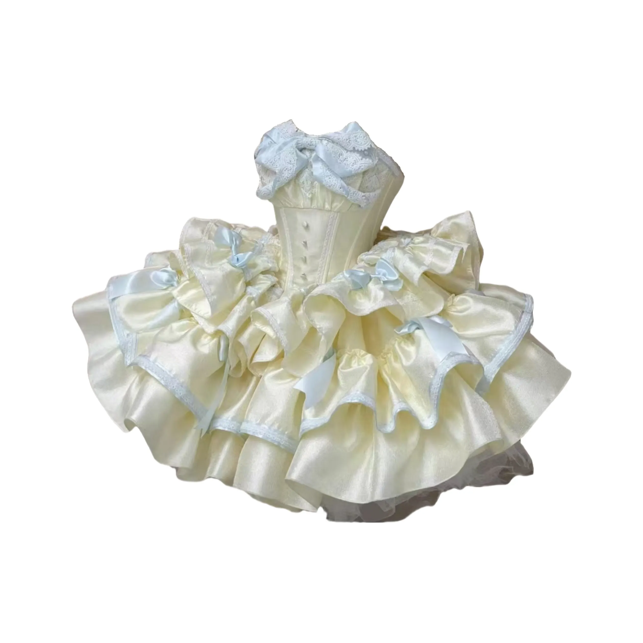 WLEQK Платье + Подюбник Женские Лолита Платья