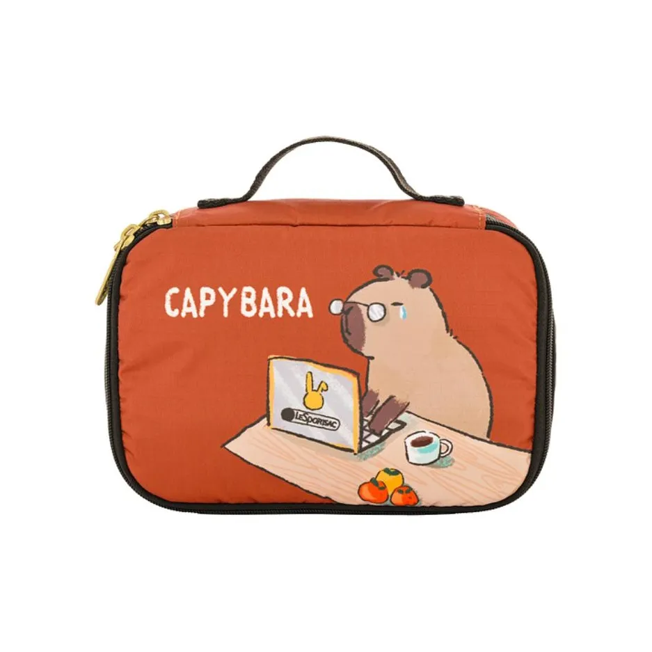 LeSportsac Ткань Сумка Мини Женская Апельсин