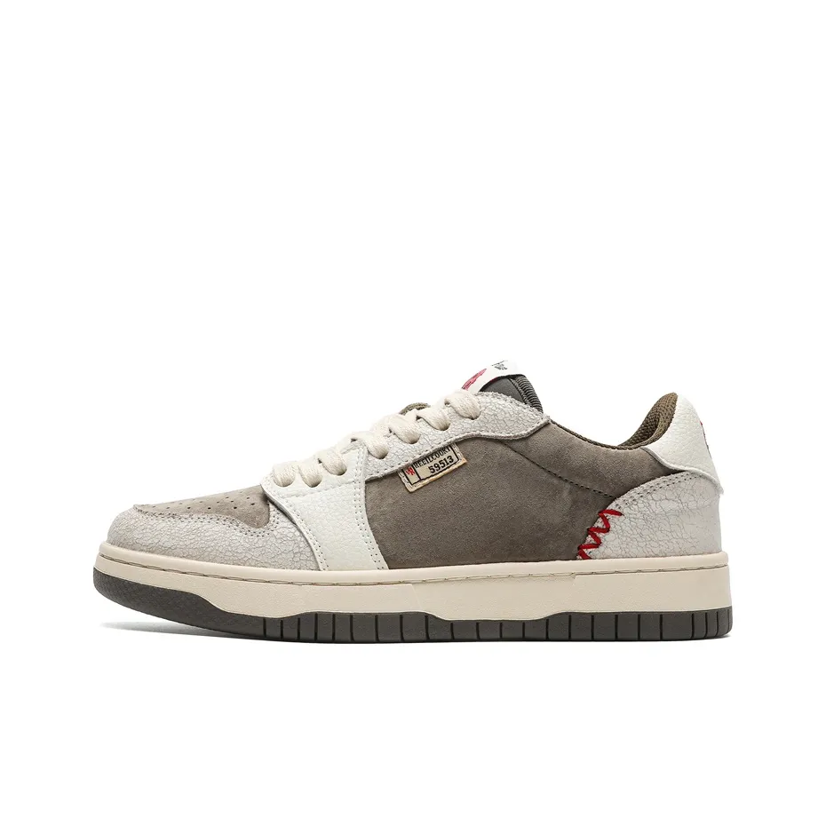 MUYI Низкие кроссовки для скейтбординга унисекс коричневые