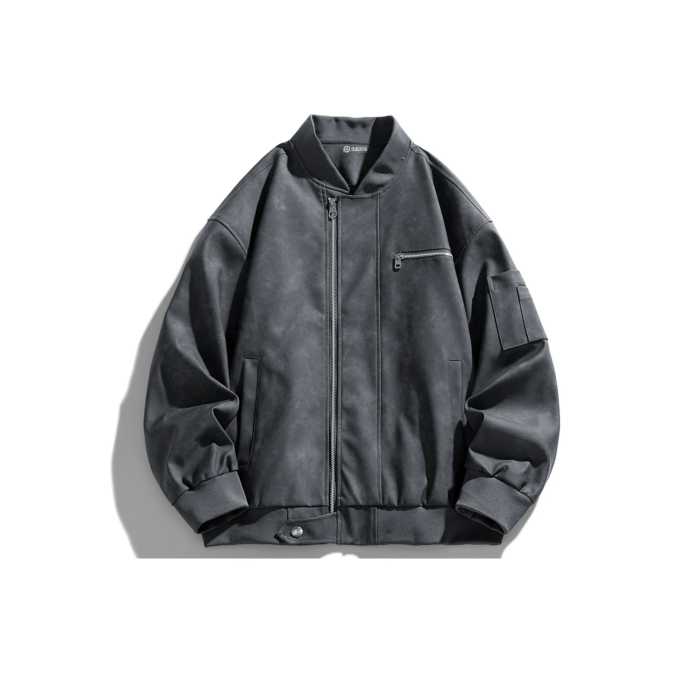 Honor of Kings Кожа Куртка Логотип Модель Унисекс