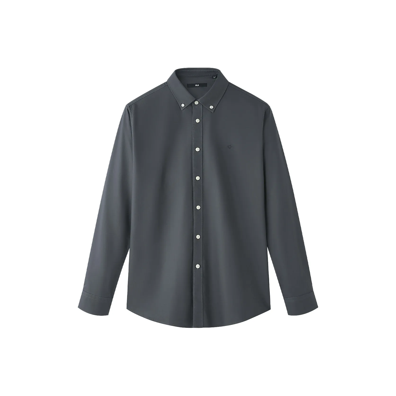 HLA Темно-серый A6 Мужские Рубашки