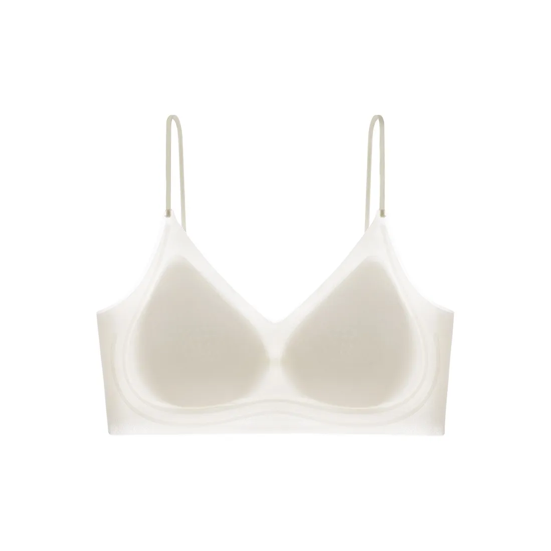 Queen of October Анти-опускание Нижнее белье Сборка Украшение сборкой Бюстгальтер Женские