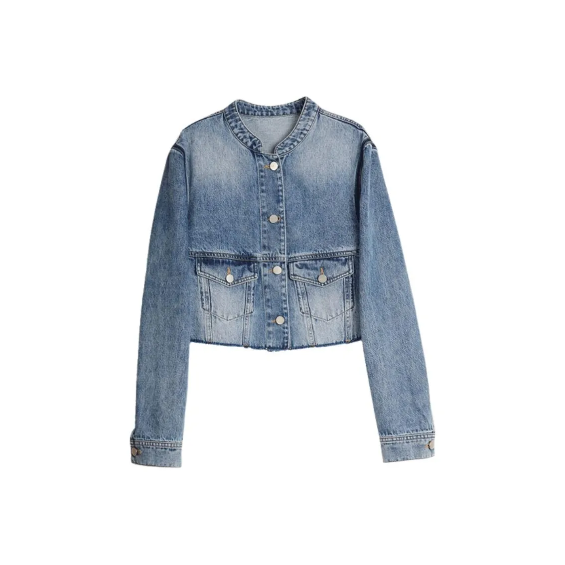 Elle Джинсовый синий Женские джинсовые куртки