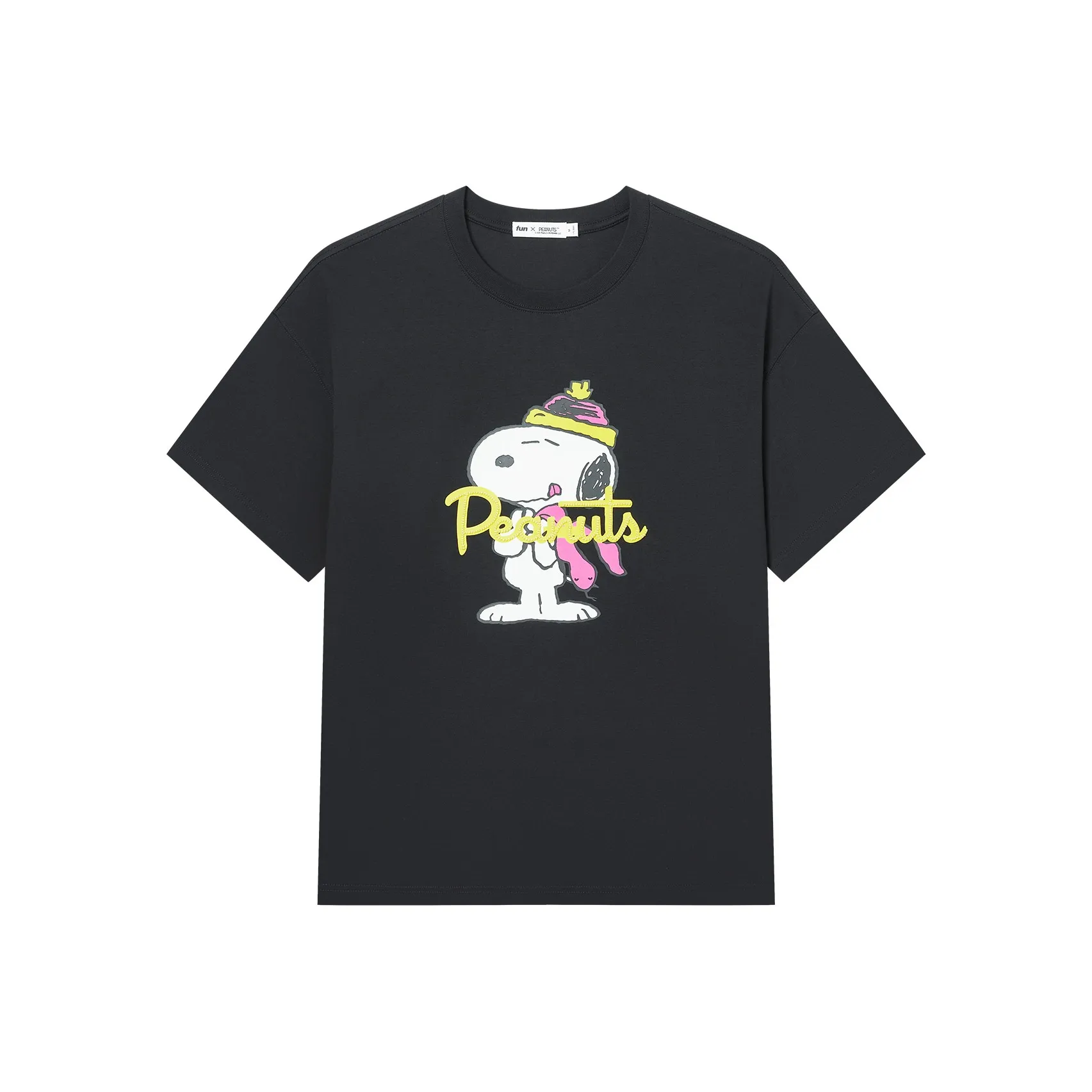 FUN Black Unisex T-Shirts FUN Черные Унисекс Футболки