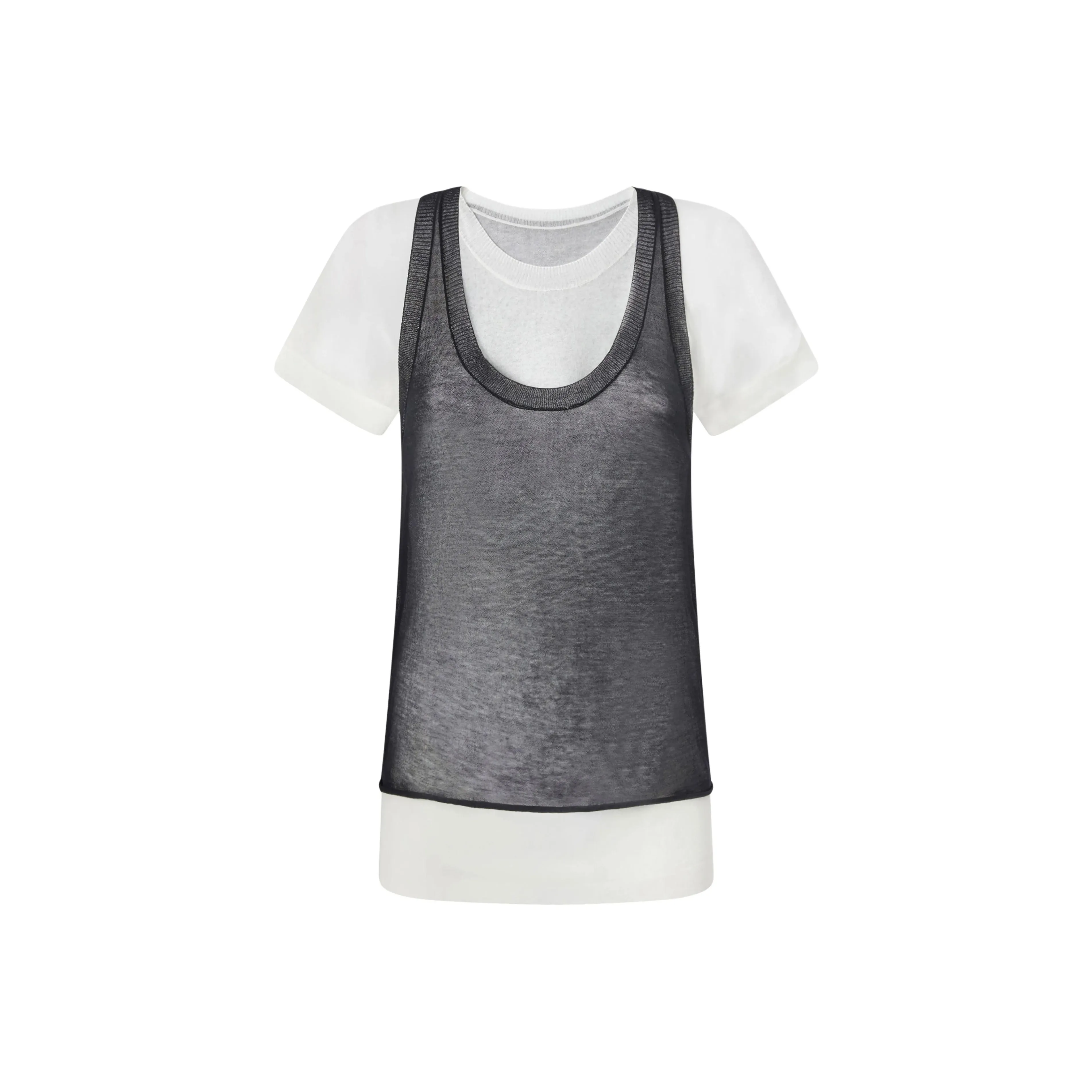 PINKO Layered T shirt