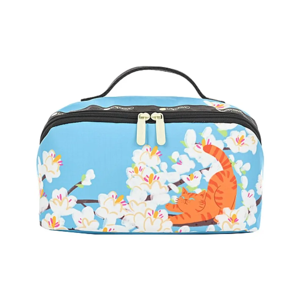 LeSportsac Ткань Путешествие Сумка для хранения Средний размер Женская Синяя