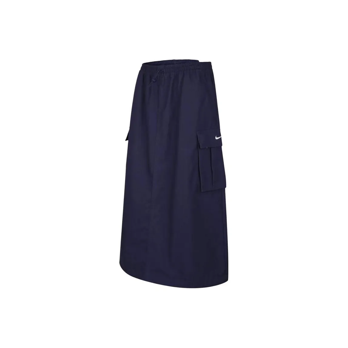 NIKE Черные Женские Повседневные Длинные Юбки
