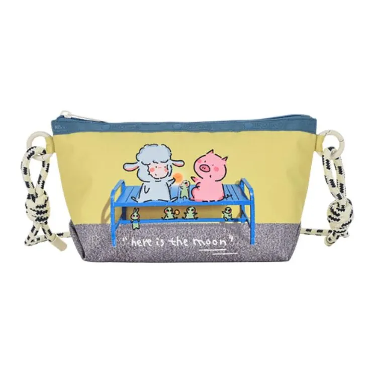 LeSportsac Коллаборация с Baudelaire Ткань Сумка через плечо Маленькая Унисекс Многоцветная