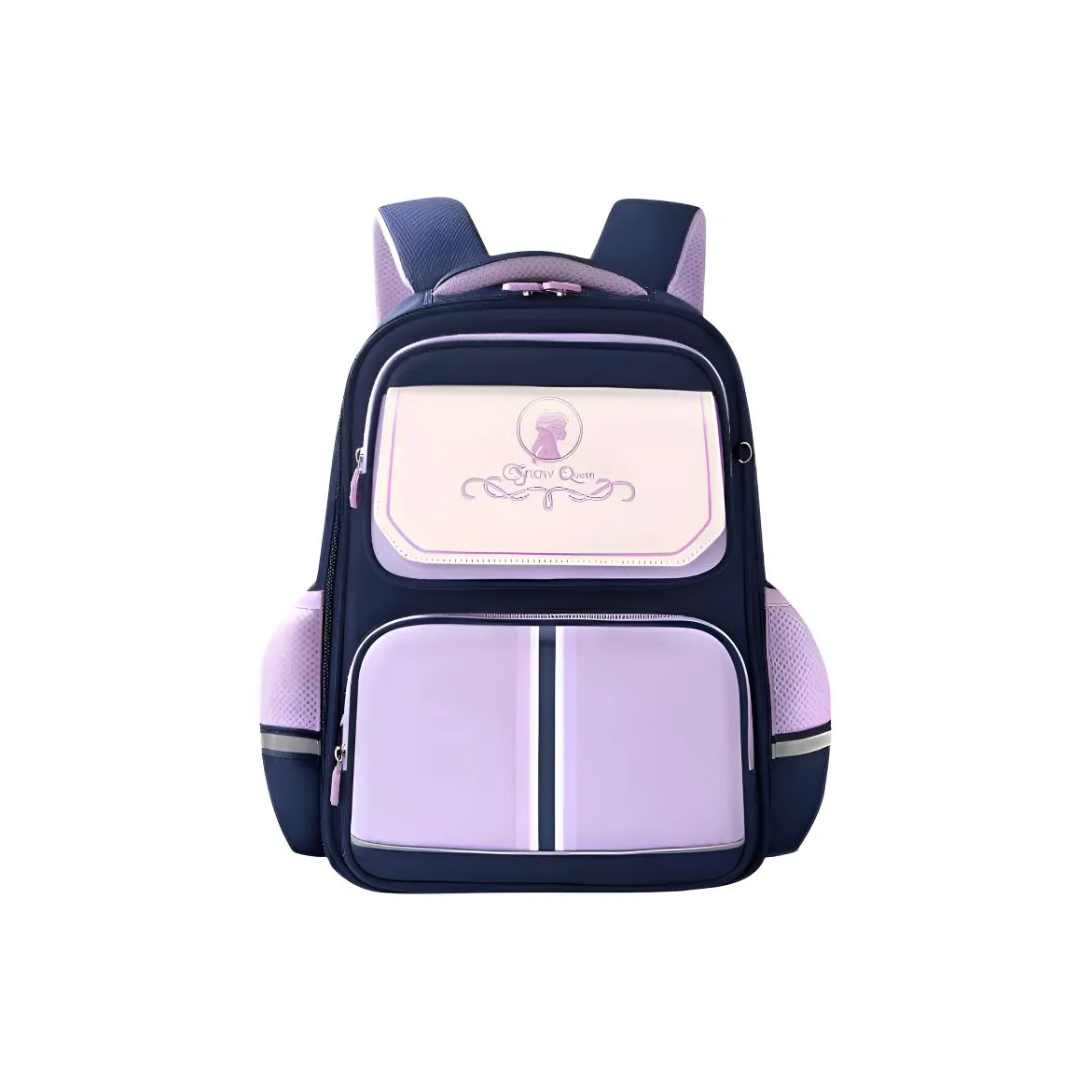 Disney Полиэстер с ПУ (полиуретан) Студенческая сумка Детский Фиолетовый Паук Man Лотсо