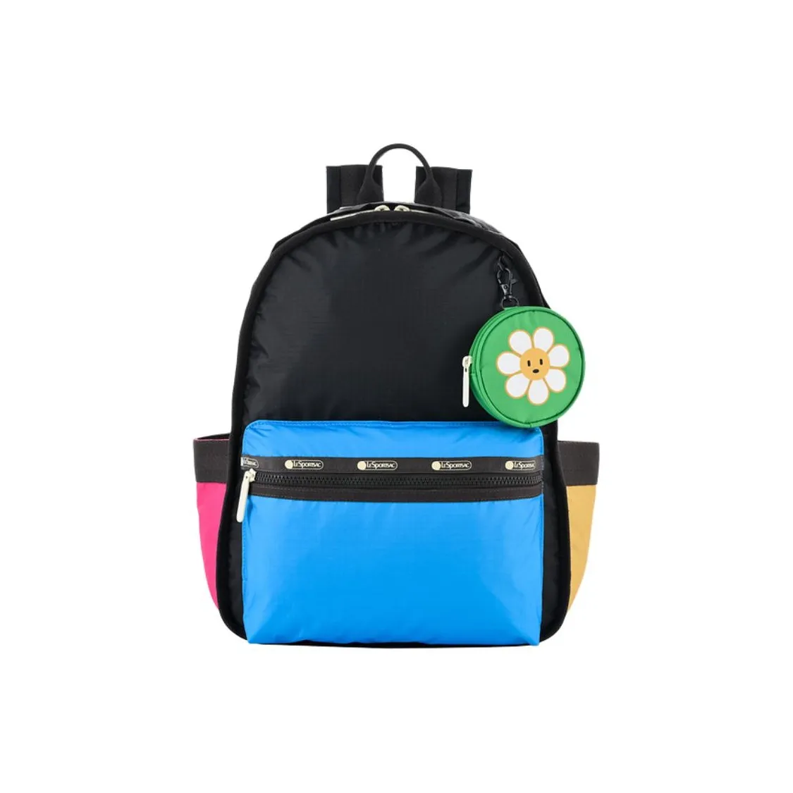 LeSportsac Ткань Рюкзак Большой Женский Синий и Черный