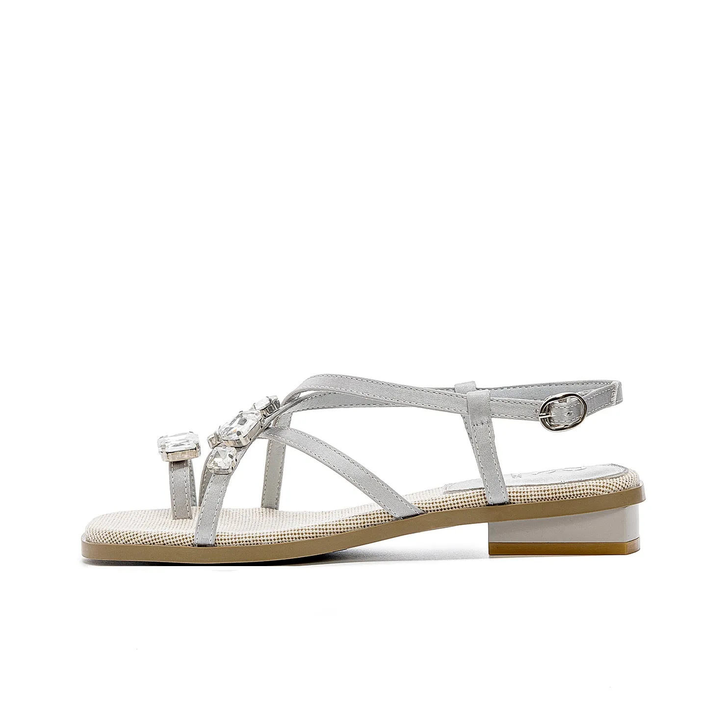 JOSINY One Ремешок Сандалии 2 см Женские Серебряные