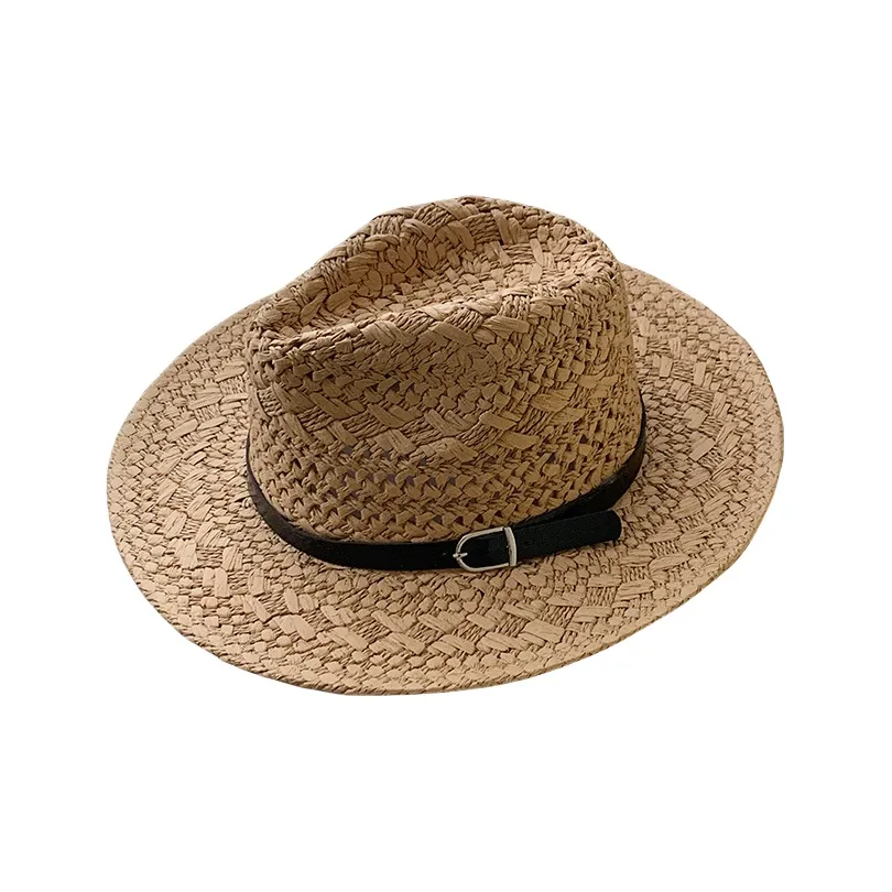 BOOLFEN Соломенная плетеная панама унисекс