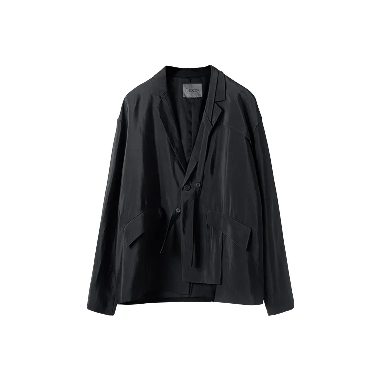 HUANXIANGZHE Повседневный костюм свободный крой тонкий бизнес-костюм куртка женский черный