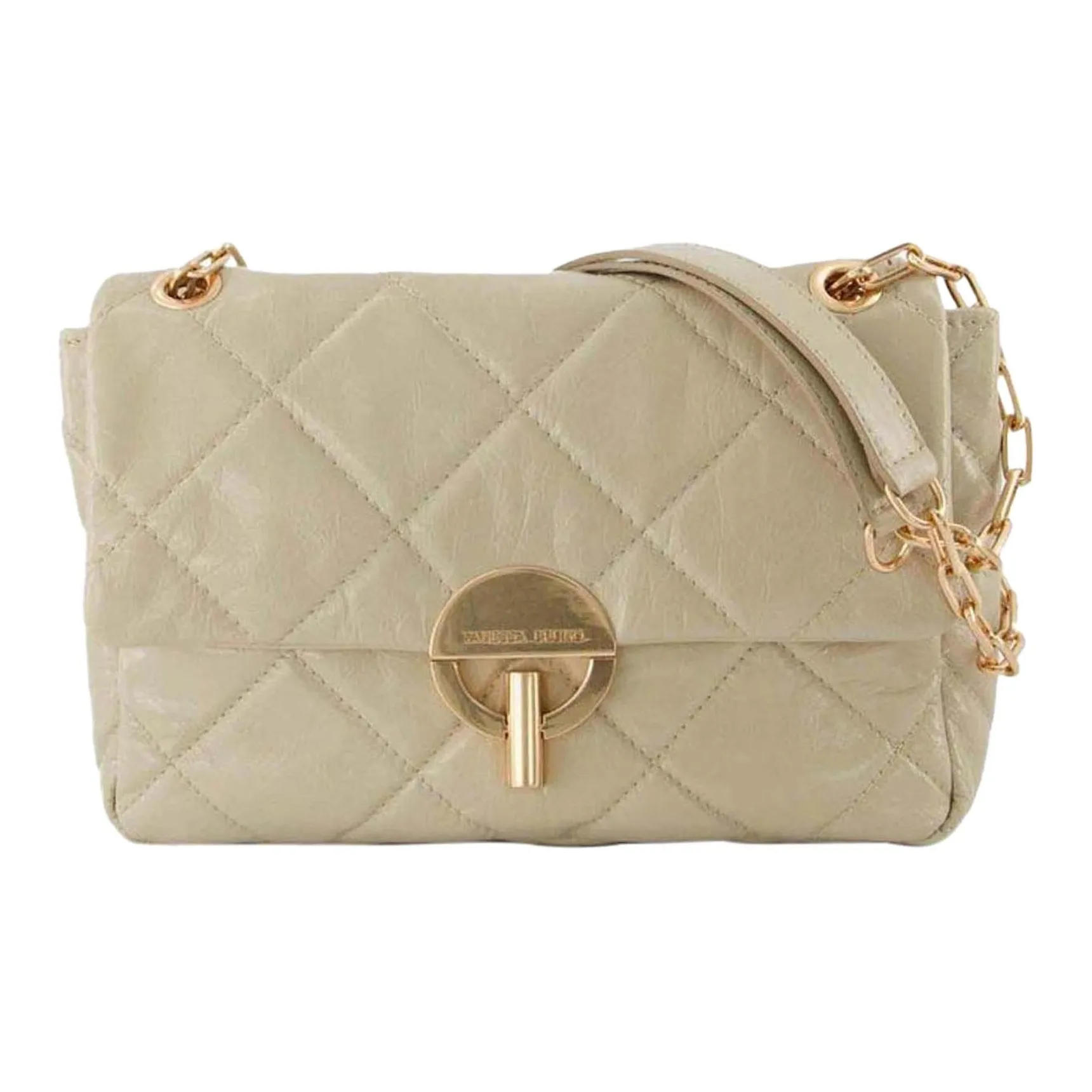 Vanessa Bruno Leather Crossbody Bag Shoulder Bag Women's Ecru