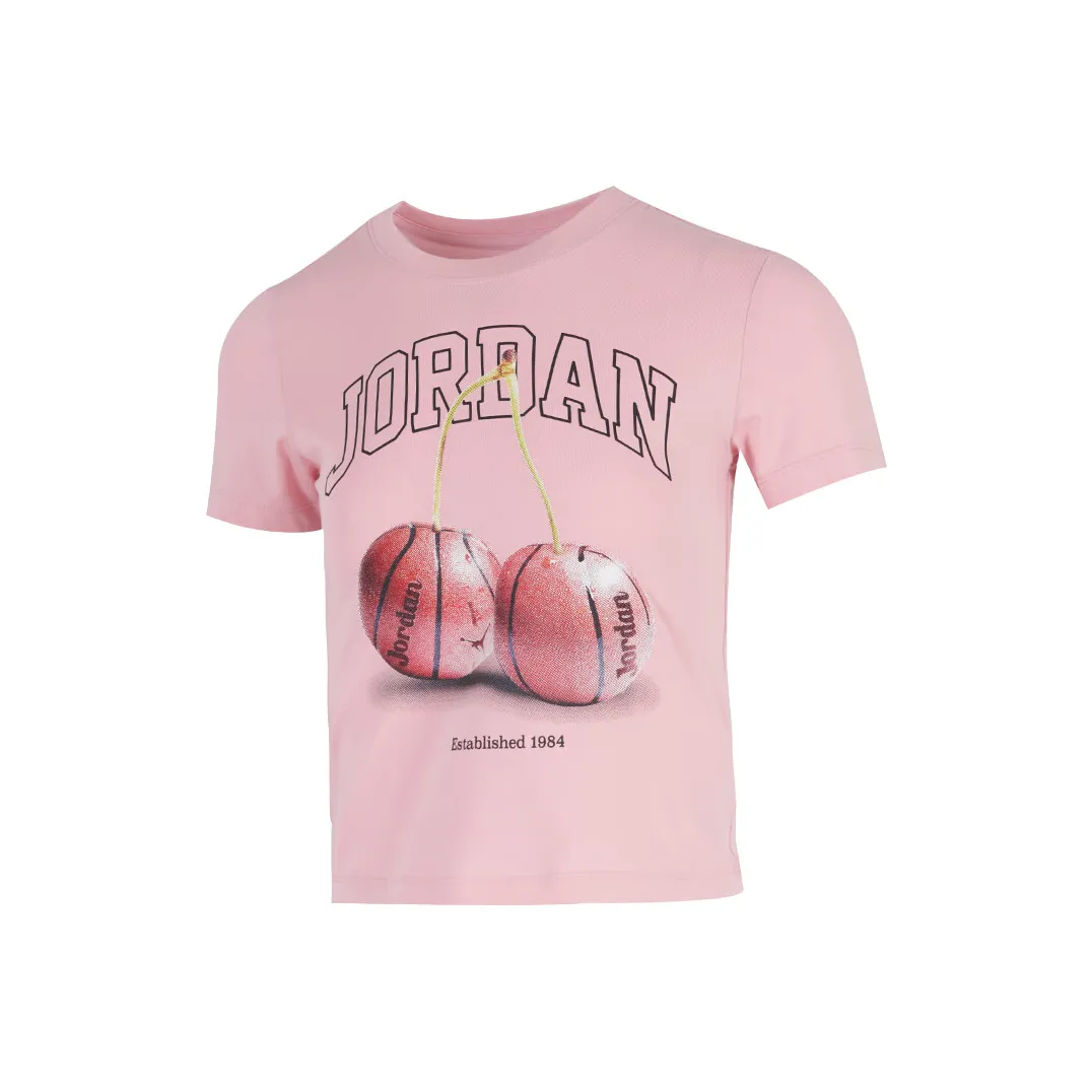 JORDAN Розовые Женские T-рубашки