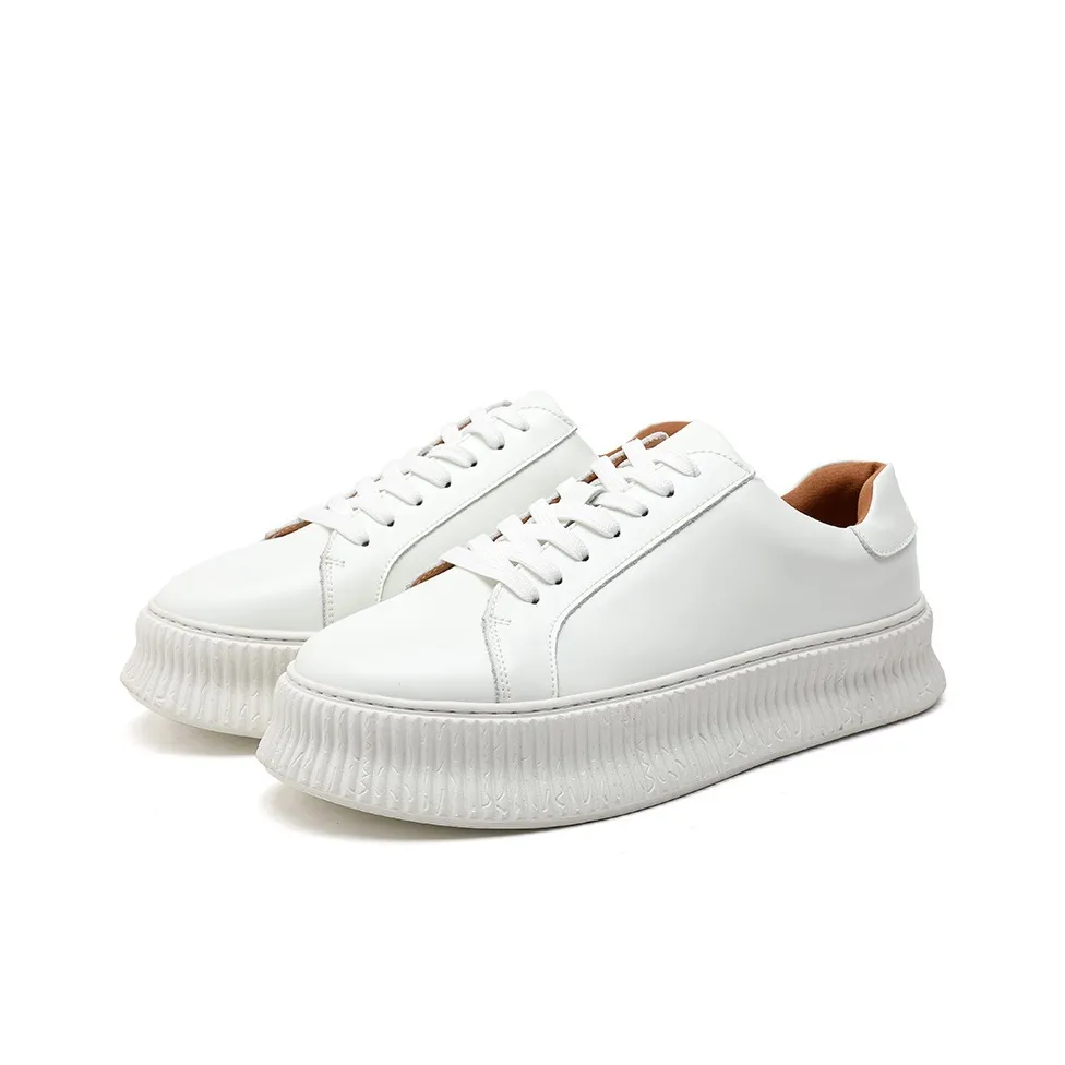 HD Low Топ Скейтборд Кроссовки Мужские Белые