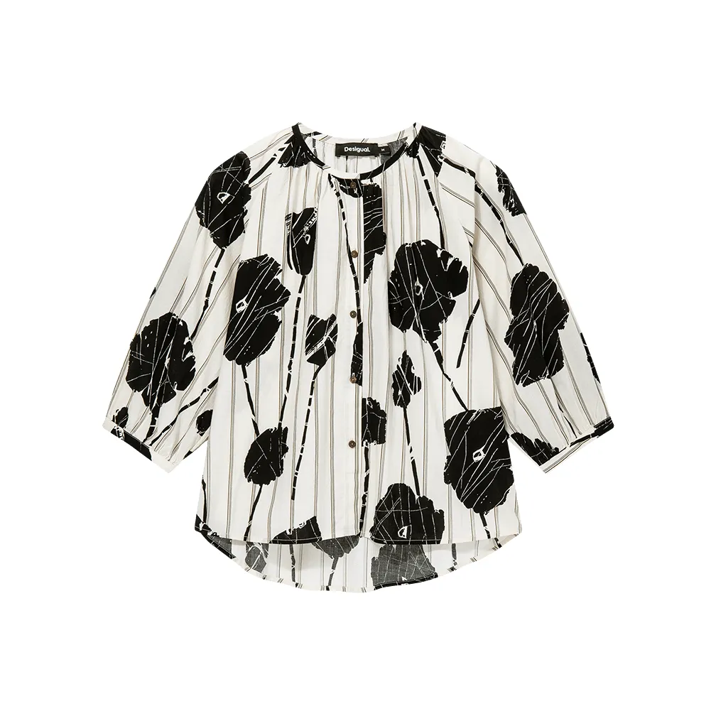 Desigual Белое основание Принт Женские Рубашки