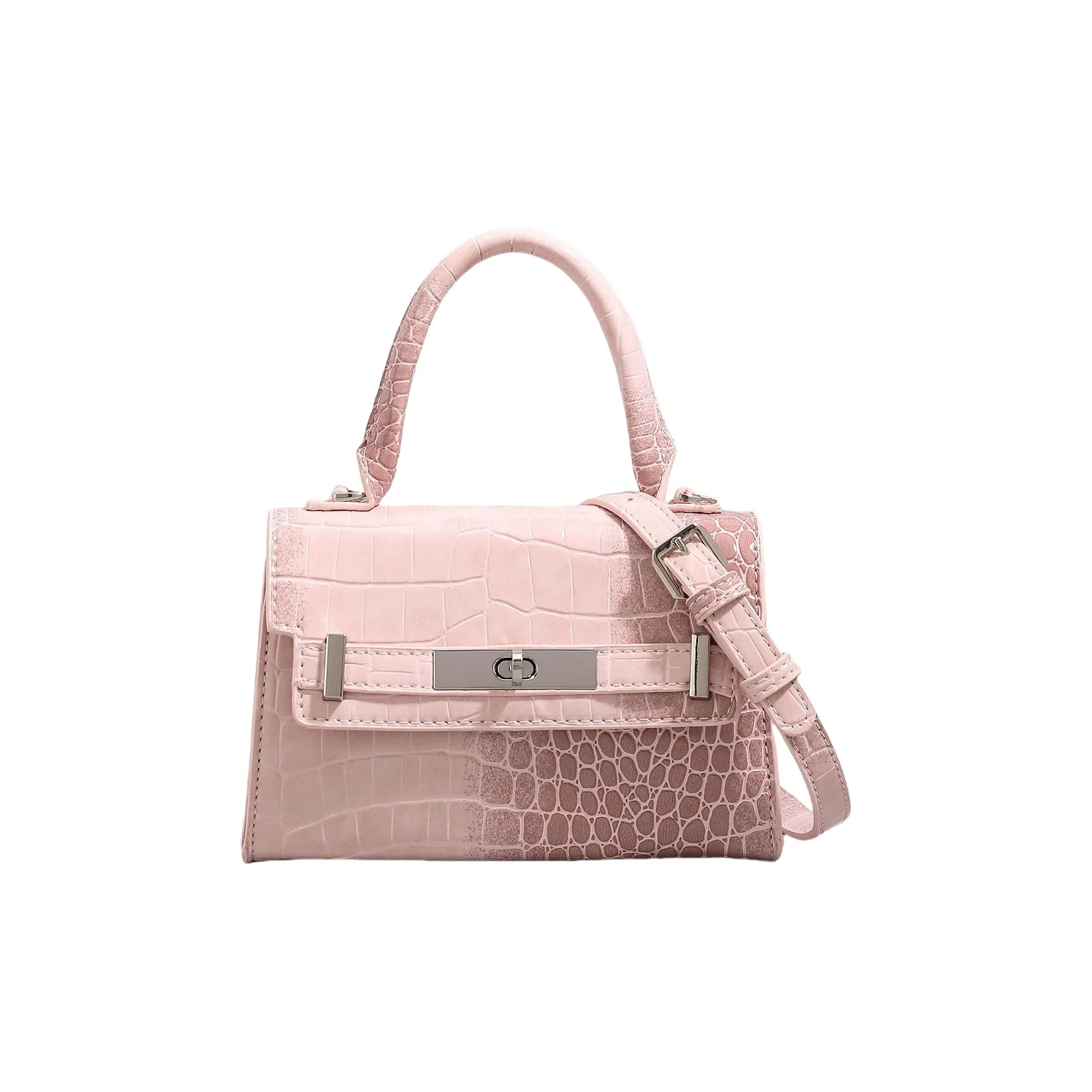 PESASRIE Сумка Kelly из синтетической кожи сумка через плечо сумка для женщин светло-розовый зеленый