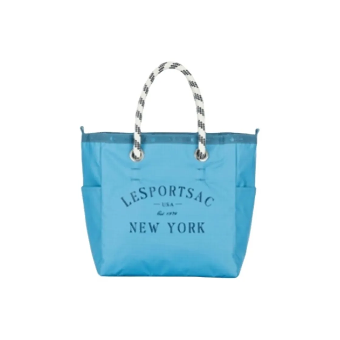 LeSportsac Ткань Сумка Тоут Средняя Женская Синяя Розовая