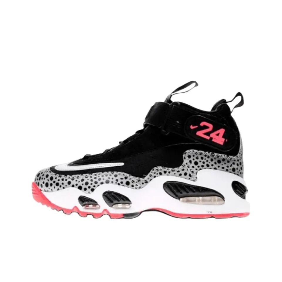 Nike Air Griffey Max 1 Устойчивый к истиранию MID Топ Kids Lifestyle Shoes Черный Подростки