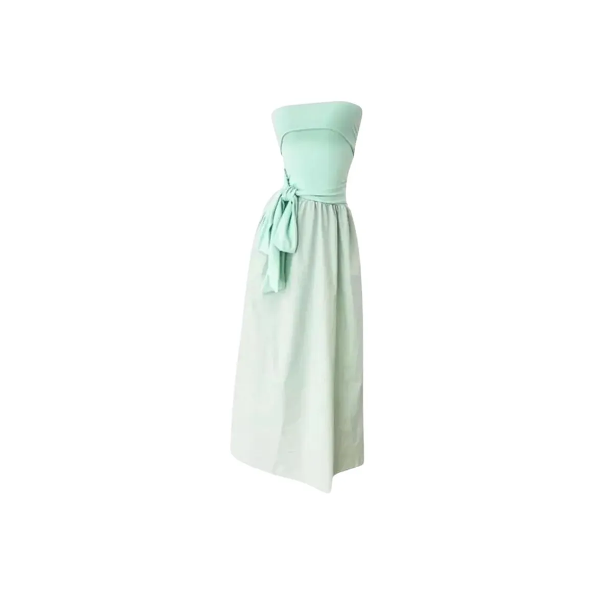 TSKIU Мятно-зеленые Женские Платья без рукавов