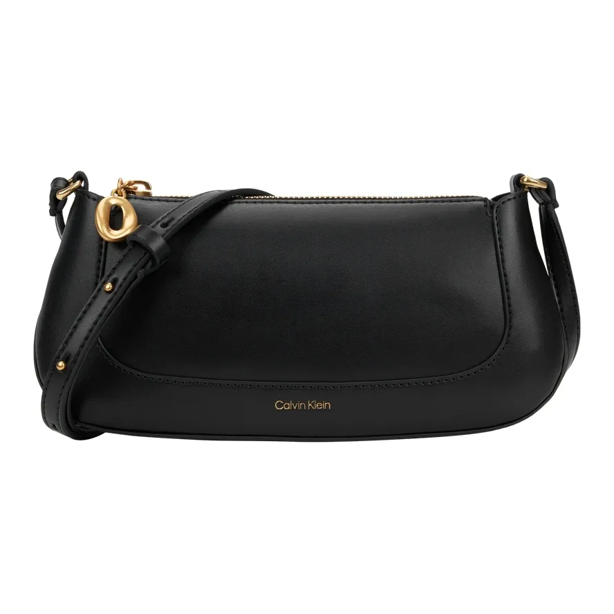 Calvin Klein Синтетический материал Сумка через плечо Средняя Женская Космический черный