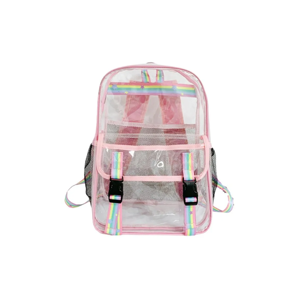 SWIMADE ПВХ Желейная Сумка Рюкзак Стандартный Женский Розовый Черный