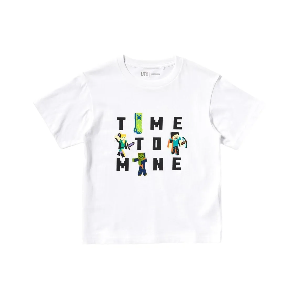 UNIQLO X Minecraft рубашка для детей в возрасте 3-7 лет