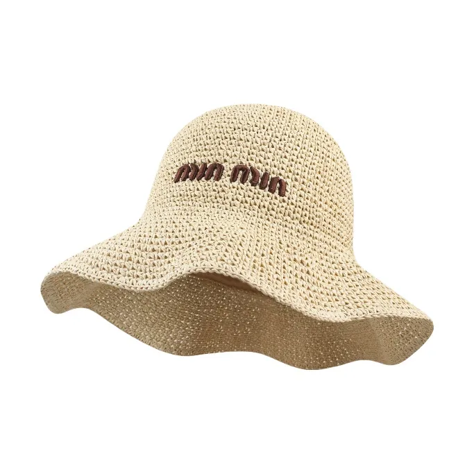 BOOLFEN Соломенная плетеная панама унисекс