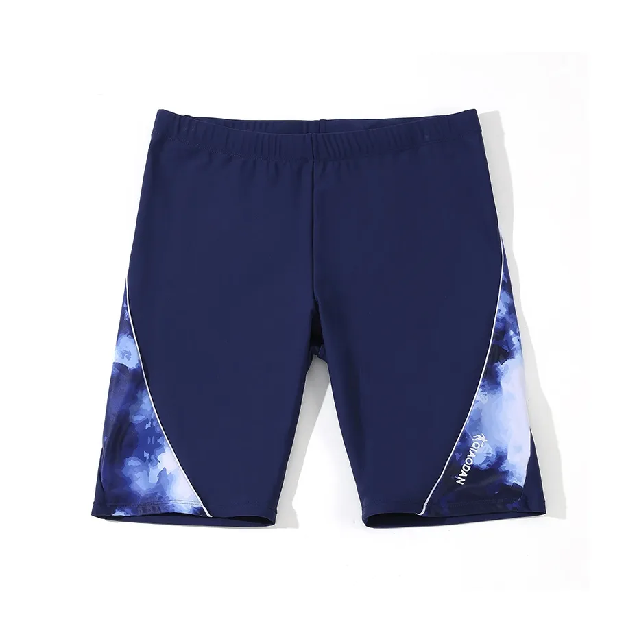 QIAODAN Глубокое море Синий Мужские Плавательные шорты