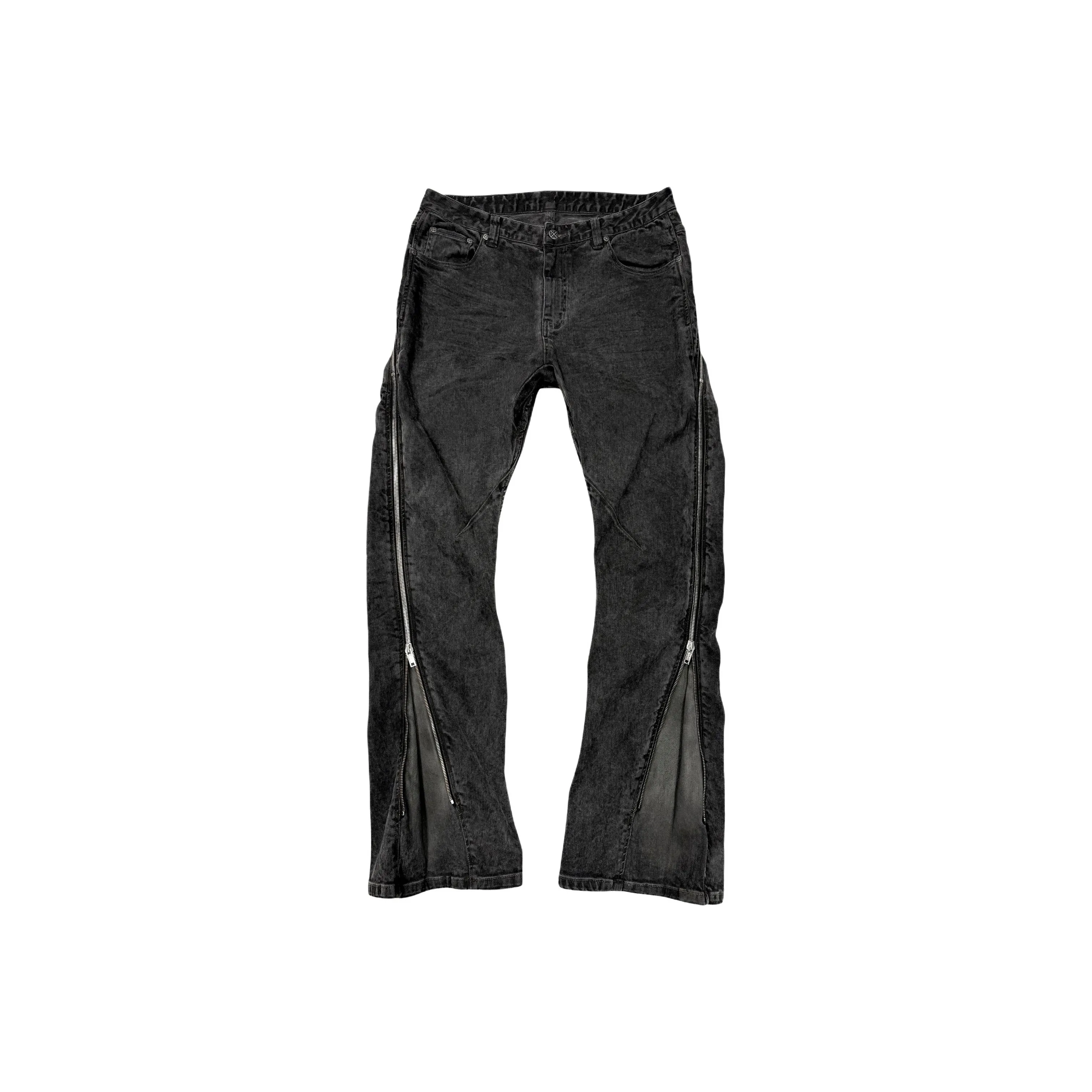 EODUP Темно-серый Мужские Джинсы