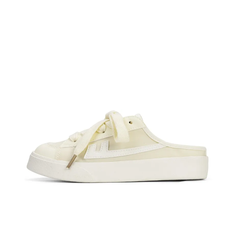 Warrior Износостойкие против запахов Домашние тапочки Женские Светло-желтые Rice