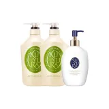 3종 세트: 일본식-스타일 티 가든 Shower 겔 550ml*2 + 럭셔리 스킨-Loving 겉감 로션 300ml