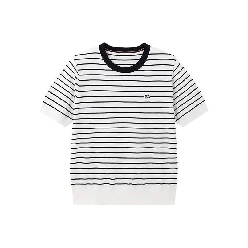 Elle Active Белый Темно-синий Синий Женские T-рубашки