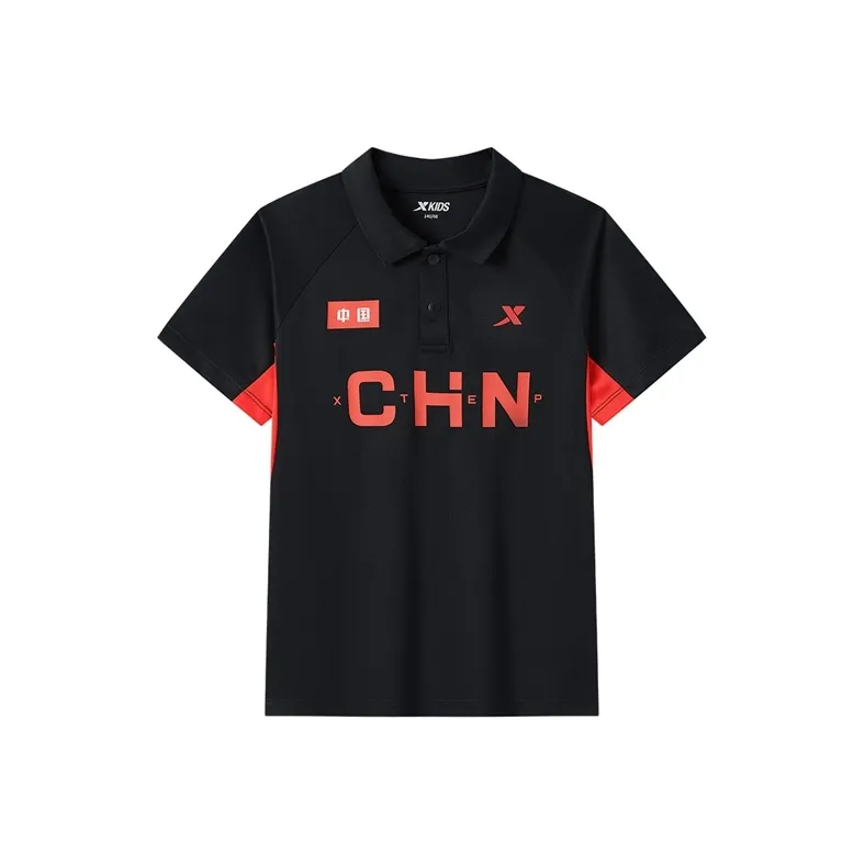 XTEP Polo SS25 Pure Black