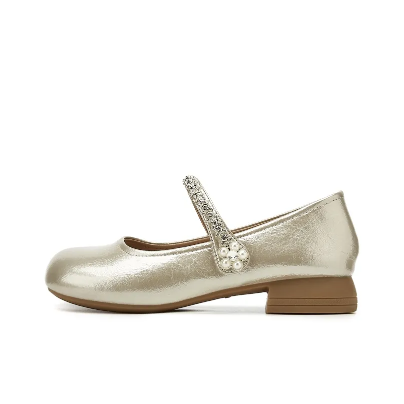 Jin Baichuan Квадратный каблук Туфли Мэри Джейн Женские