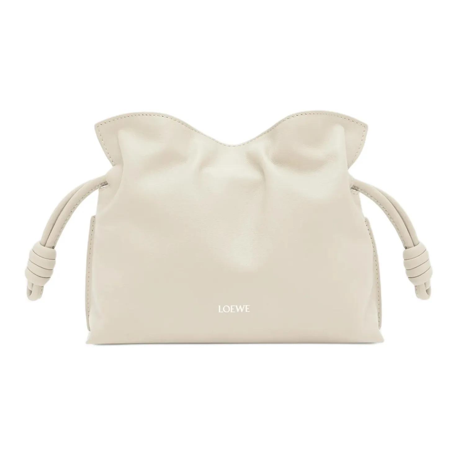 LOEWE Flamenco Cow Leather Shoulder Bag, Crossbody Bag, Handbag Mini Women's Sea Salt Color